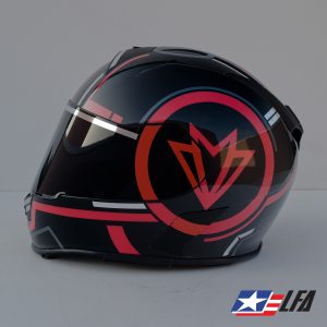 Avengers custom painted helmet left