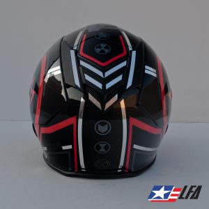 Avengers custom painted helmet back