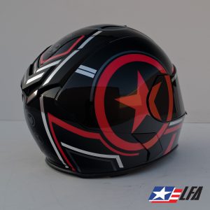 Avengers custom painted helmet back right