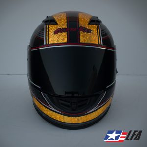 Cobra Kai Motorcycle Helmet Front