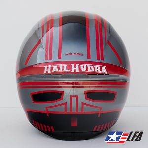 Hail Hydra Motorcycle Helmet Back