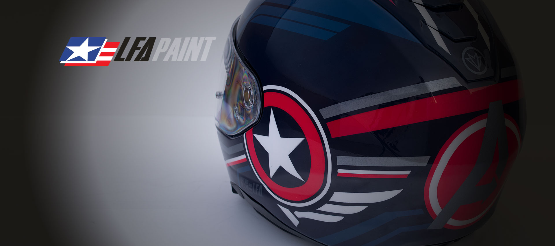 Captain America Custom Painted Helmet