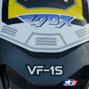 Macross Custom Painted Motorcycle Helmet Detail 4