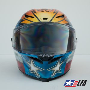 170 Mph Club Custom Painted Motorcycle Helmet Front