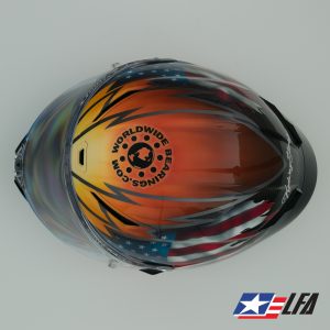 170 Mph Club Custom Painted Motorcycle Helmet Top