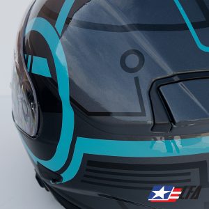 Tron 1.0 Motorcycle Helmet Detail 1