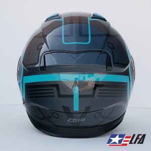 Tron 1.0 Motorcycle Helmet Back