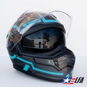 Tron 1.0 Motorcycle Helmet Front Right