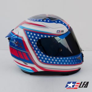 USA Patriot Custom Painted Helmet Right