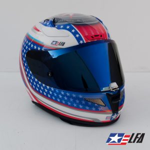 USA Patriot Custom Painted Helmet Front Right